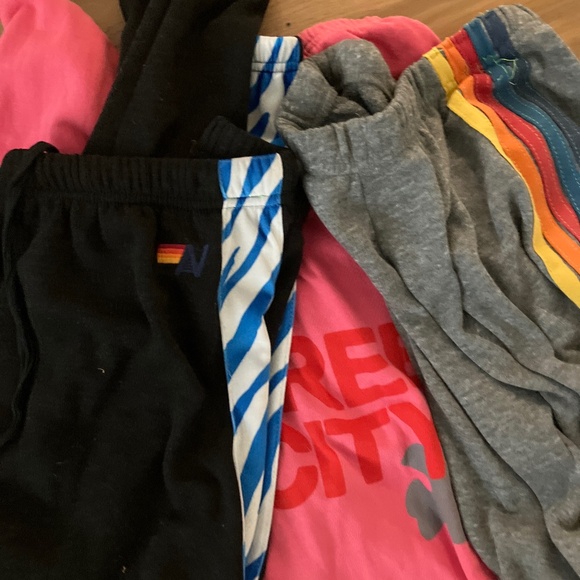 Lot of 3 sweatpants - Aviator nation and free city - Picture 1 of 5